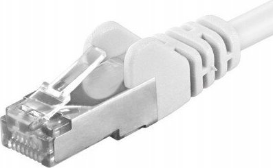 Kabllo rrjeti Premiumcord CAT6a S FTP, RJ45 RJ45, 0.25m, e bardhë