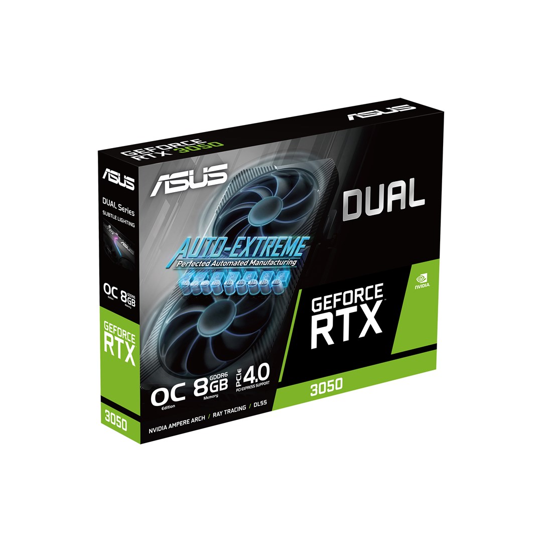 Kartë grafike ASUS Dual NVIDIA GeForce RTX 3050, 8 GB GDDR6
