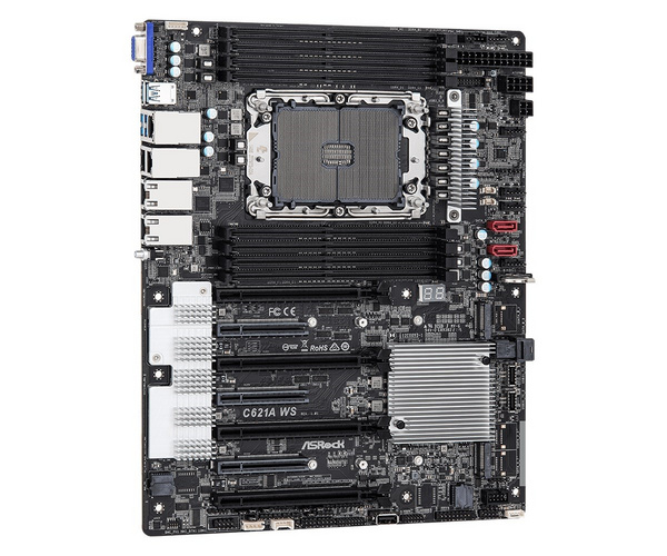 Pllakë amë ASRock C621A WS Intel LGA 4189 ATX