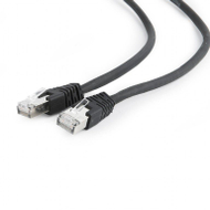 Kabllo Gembird RJ-45/RJ-45 (PP6A-LSZHCU-BK-5M), Cat.6A, S/FTP, 5m, e zezë