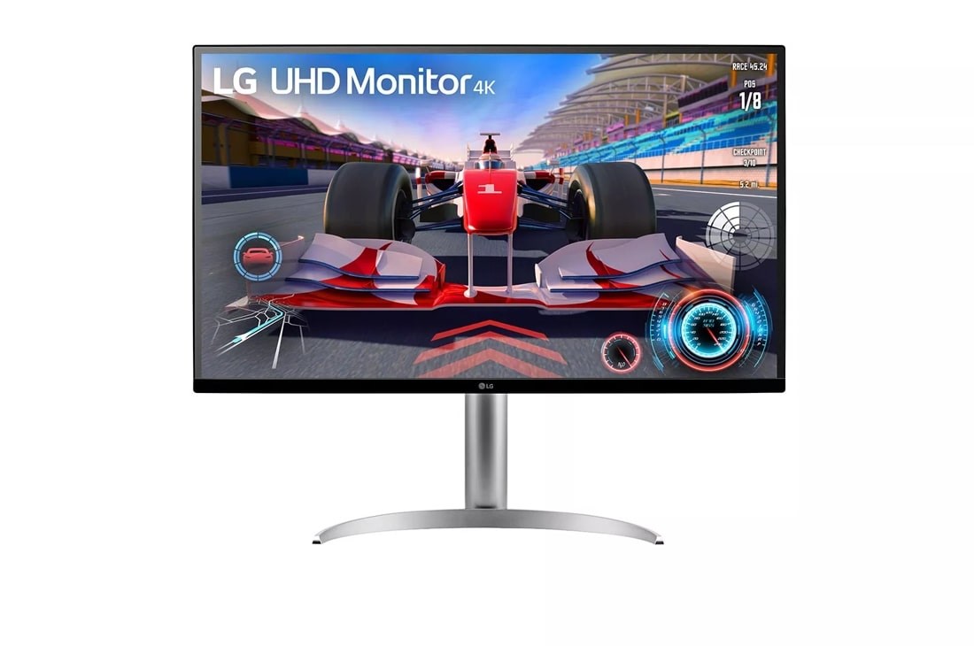 Монитор LG 32UQ750P-W computer, 31.5", 3840 x 2160, 144 Hz, i hirtë