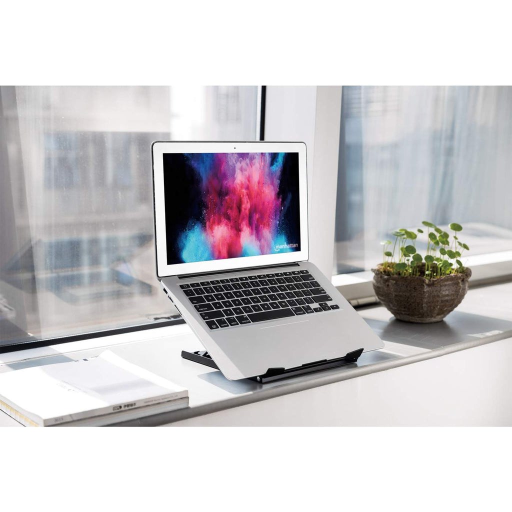 Mbajtëse e rregullueshme për laptop dhe tablet, deri në 15.6", 5kg, e zezë 