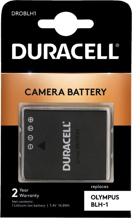Bateri për kamera Duracell Olympus BLH-1, 2000mAh, 7.4V, gri