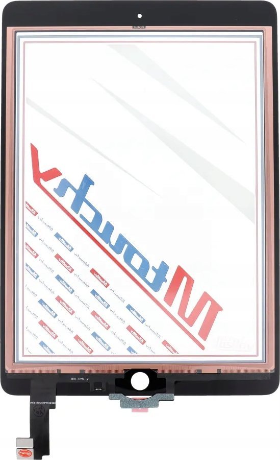 Xham me prekje MUSTTBY për iPad Air 2, me OCA, i zi