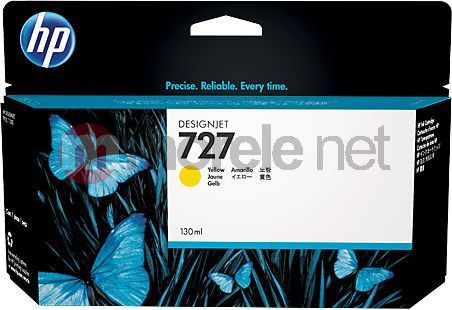 Ngjyrë për printer HP 727, 130 ml, e verdhë