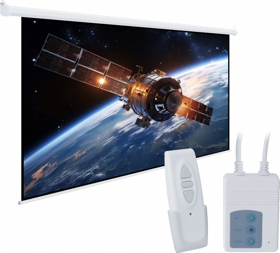 Ekran projektori elektrik Art Era E120, 120", format 4:3, i bardhë