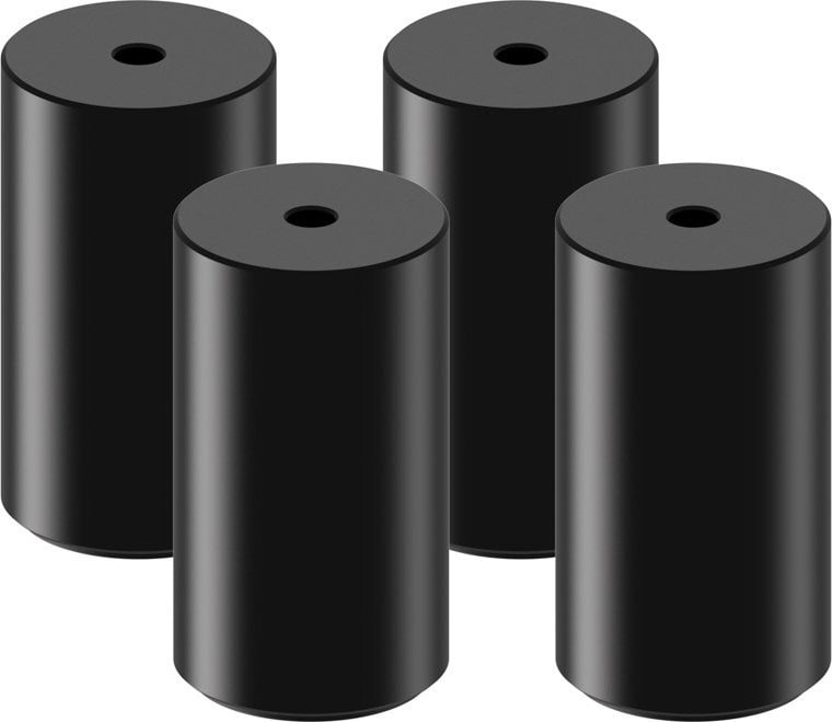 Këmbë alumini për kasë PC Ssupd Meshroom S, 30mm, set 4 copë, të zeza