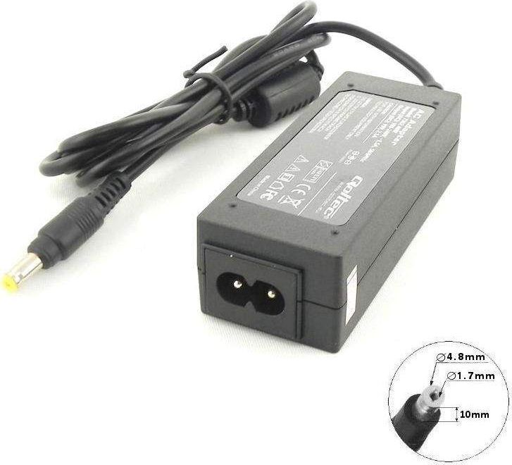 Adapter karikues për laptop Qoltec 7361.40W, 40W, 19V 2.1A, i zi