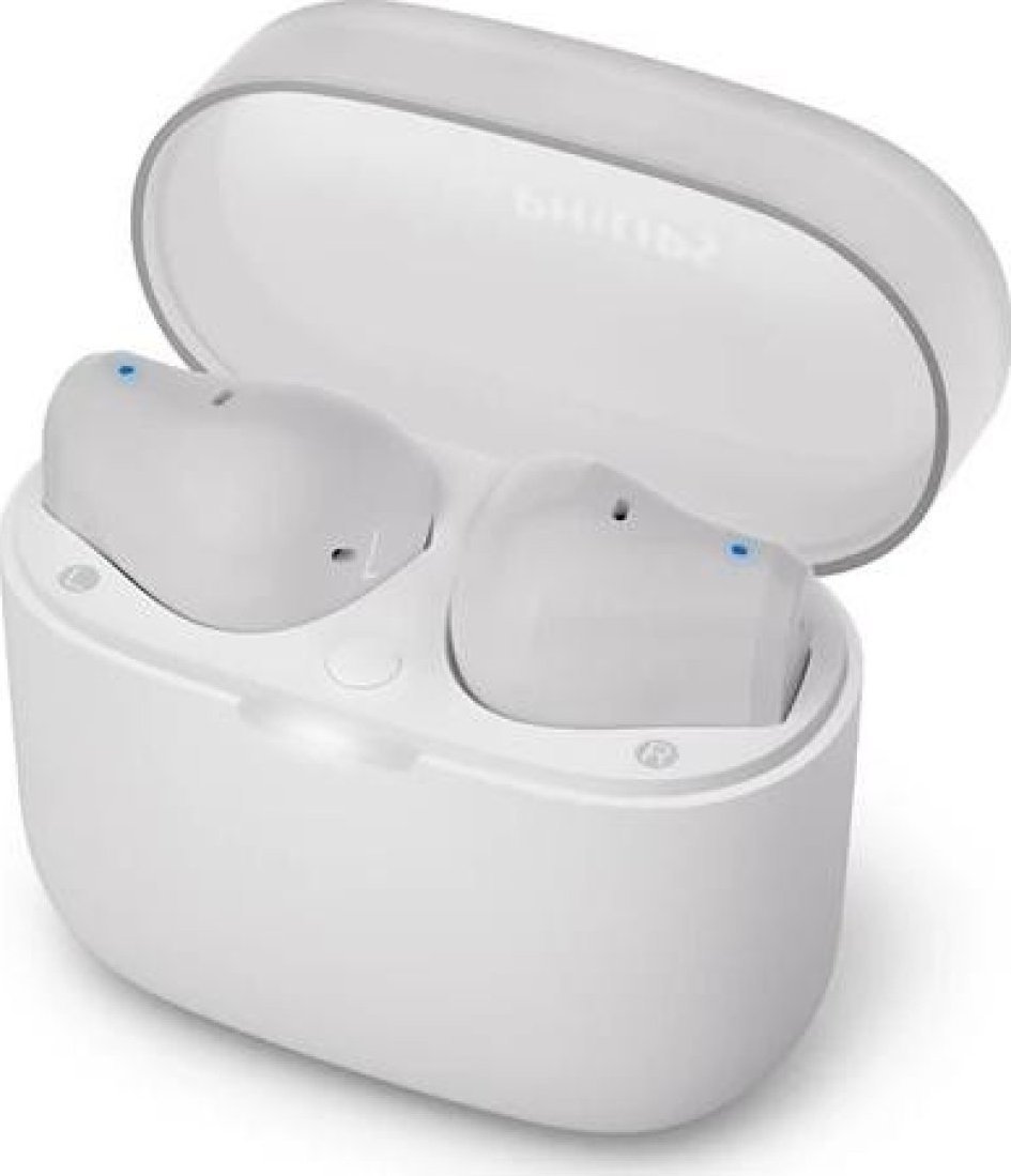 Kufje Philips TAT2139 True Wireless Bluetooth, 13mm, me kuti karikimi, të bardha