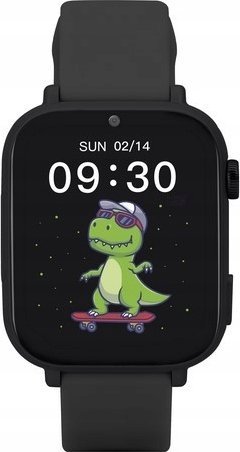 Ora inteligjente për fëmijë Garett Kids N!ce Pro 4G, 1.8", GPS, e zezë