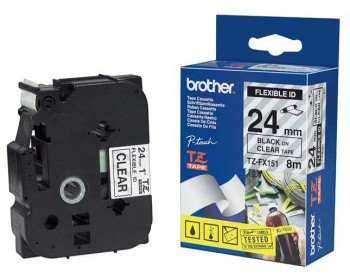 Shirit për printer Brother - TZE-FX251, i zi