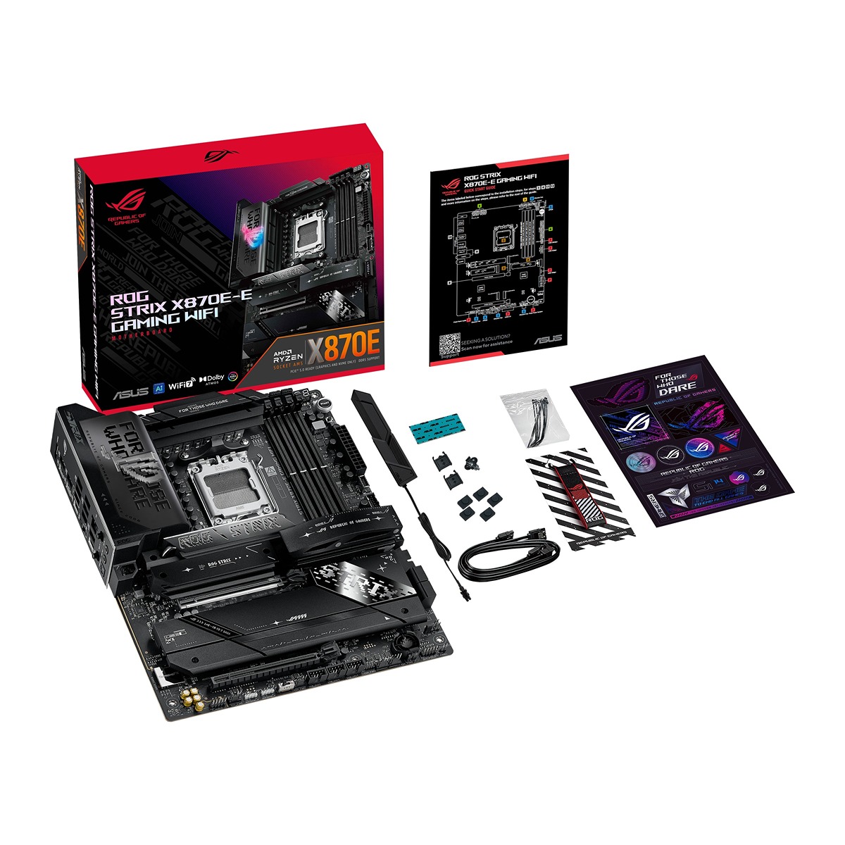Pllakë amë ASUS ROG Strix X870E-E Gaming WiFi, AMD X870E, Socket AM5, ATX