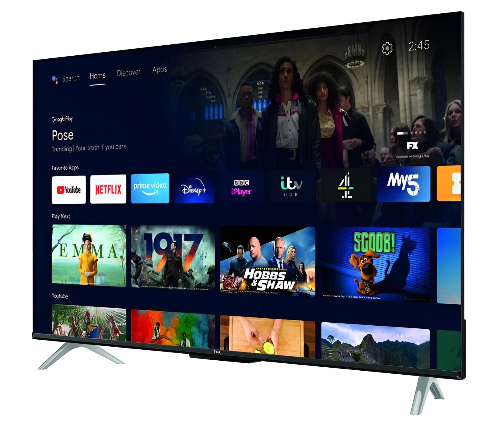 Televizor TCL 55HG60E, LED, 55", 4K Ultra HD, i hirtë