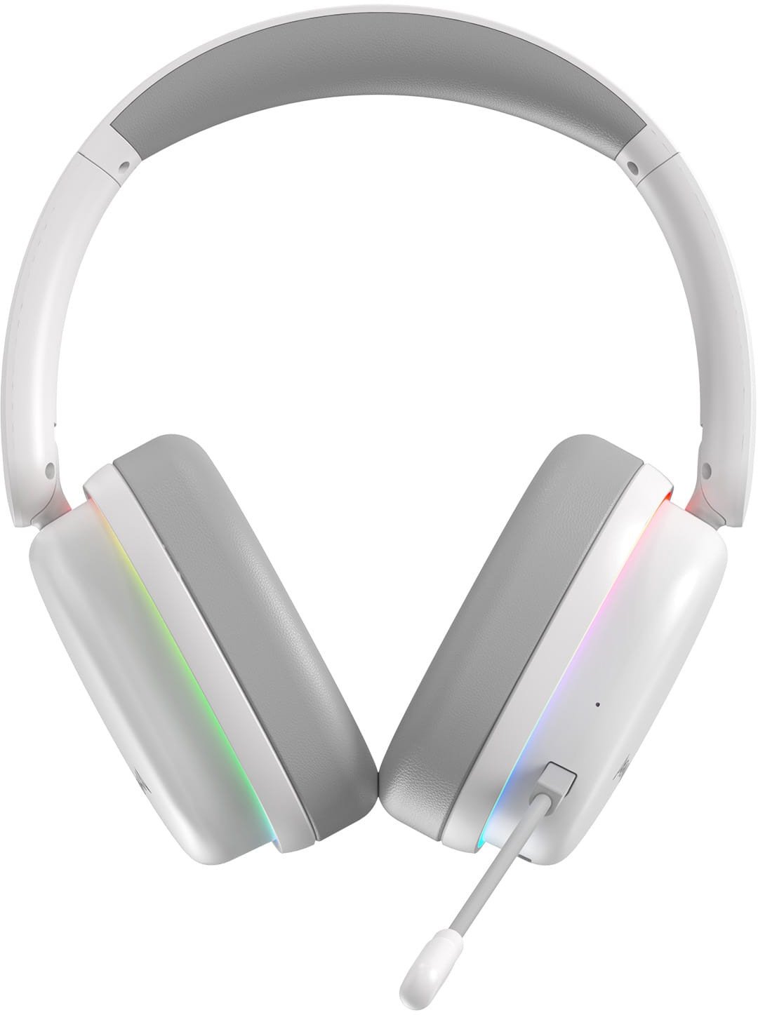 Гејминг слушалки Marvo MONKA ECHO RS HG9070W, три-режимски, со микрофон, бели