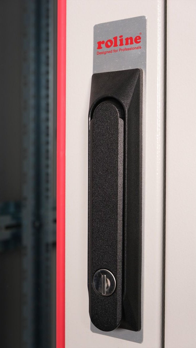 Kабинет за мрежа ROLINE Network Cabinet Basic 26U, 19", метален, сив