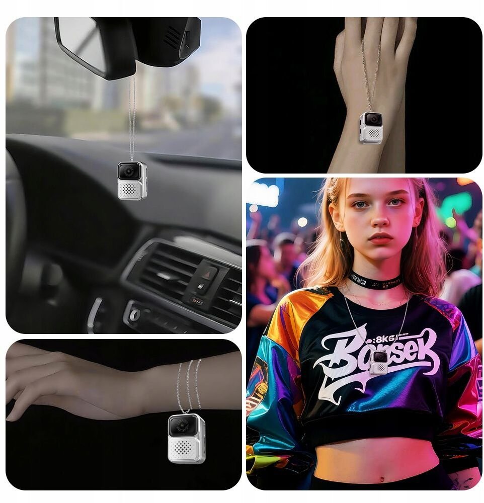 Kamerë digjitale XREC X3 Mini, 2MP, ekran 0.96", varëse çelësash, argjendtë