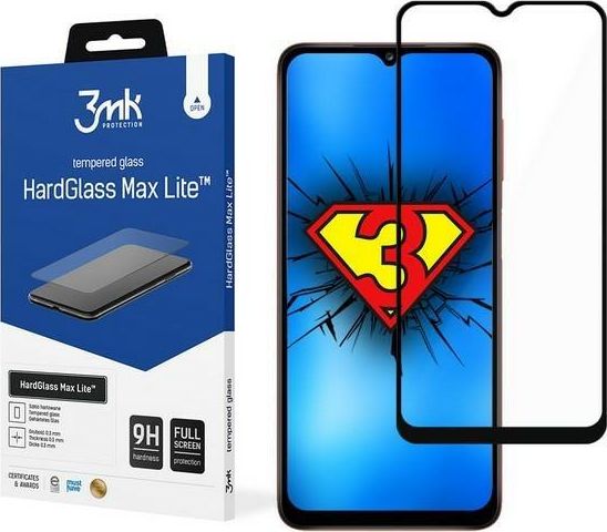 Mbrojtëse për ekran 3MK HG Max Lite për Samsung Galaxy A02s, e zezë
