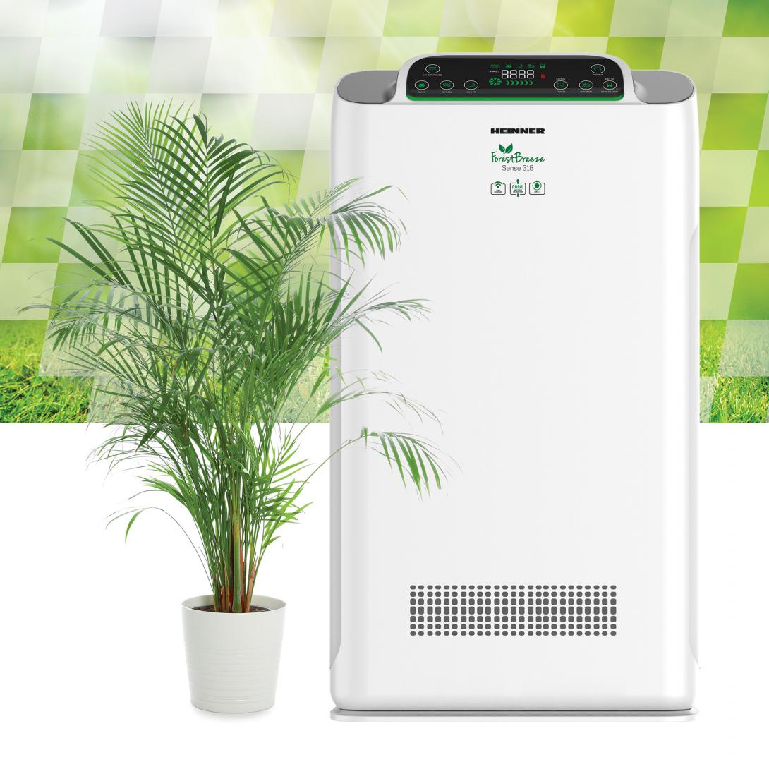 Pastrues ajri Heinner HPA-318WIFI, 318 m³/h, 38 m², i bardhë