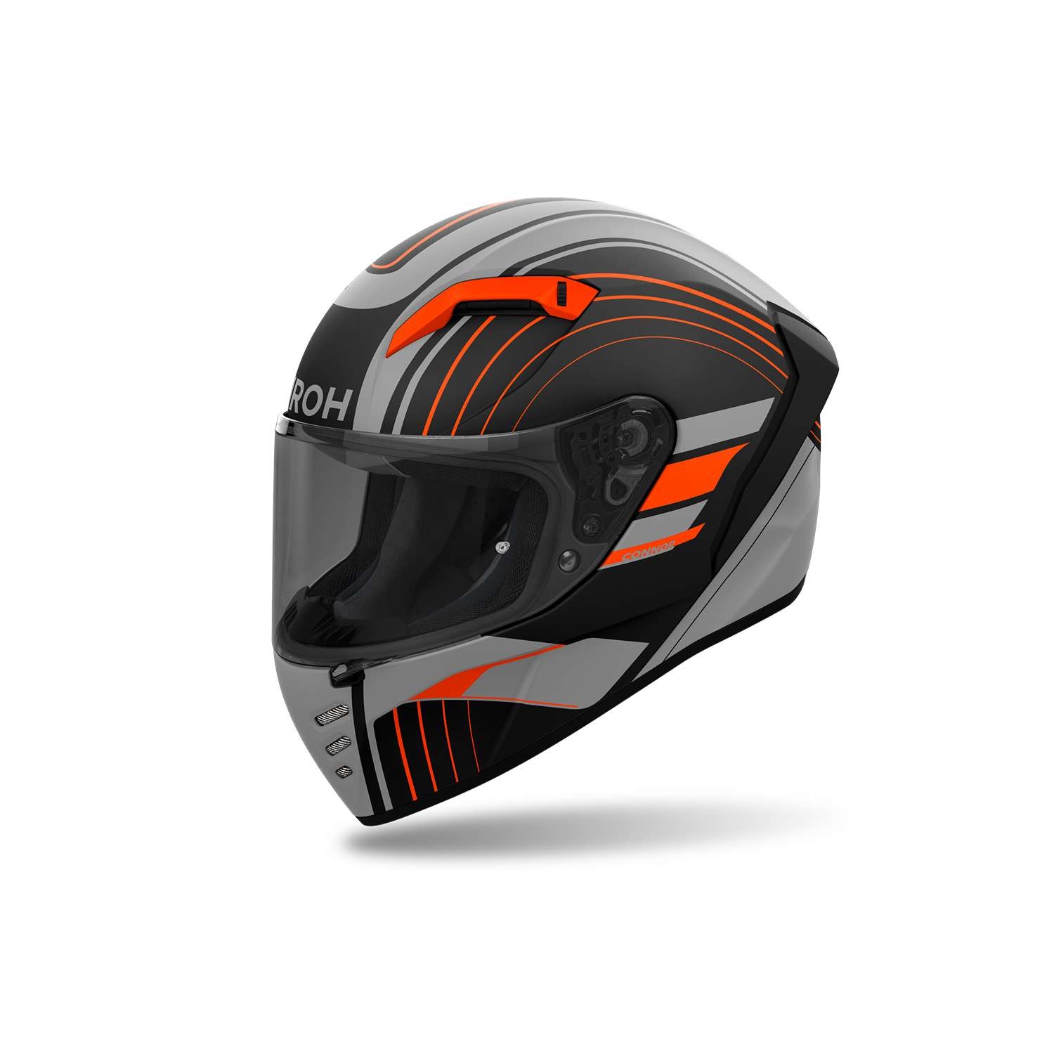 Helmetë moto Airoh Connor Achieve, integrale sportive, madhësia 2XL, portokalli matt