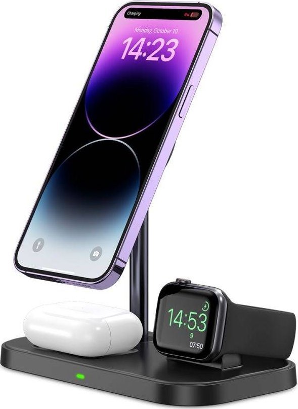 [OUTLET] Karikues magnetik Tech-Protect MagSafe Qi15W A22 3in1, i zi