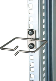 Прстен за менаџирање кабли Triton, за кабинет 19" 48.3 cm, не'рѓосувачки челик, црна