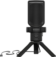 Mikrofon Genesis Radium 250, kondensator, me RGB, i zi