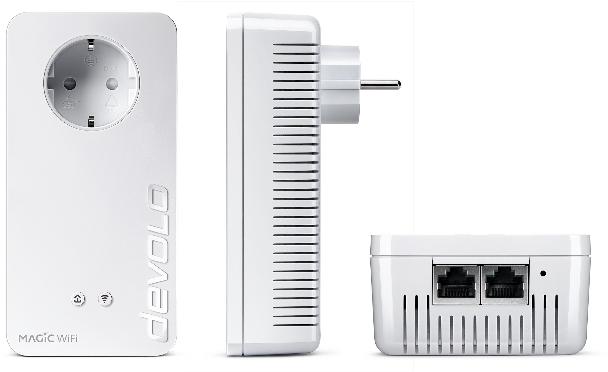Adapter powerline Devolo Magic 2 WiFi next Single, 1200 Mbit/s, Gigabit Ethernet, i bardhë