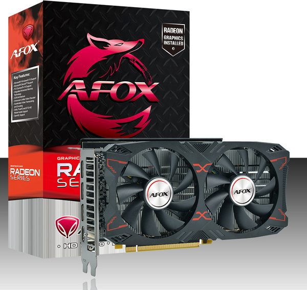 Kartelë grafike AFOX Radeon RX 5500XT 8GB GDDR6 128BIT HDMI 3xDP ATX DUAL FAN AFRX5500XT-8GD6H7