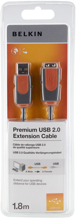 Kabllo lidhëse Belkin, USB 2.0, AA, 1.8 m