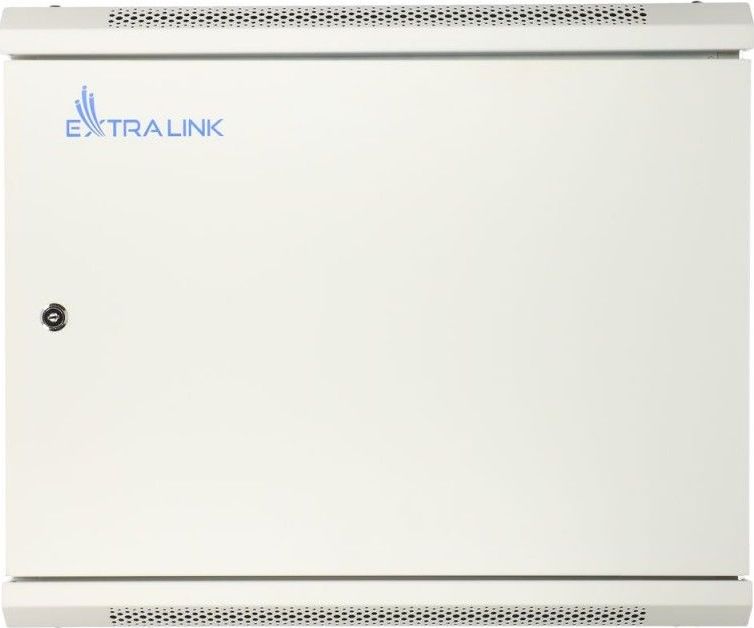 Ѕиден кабинет ExtraLink 19" 12U, челична врата, сив