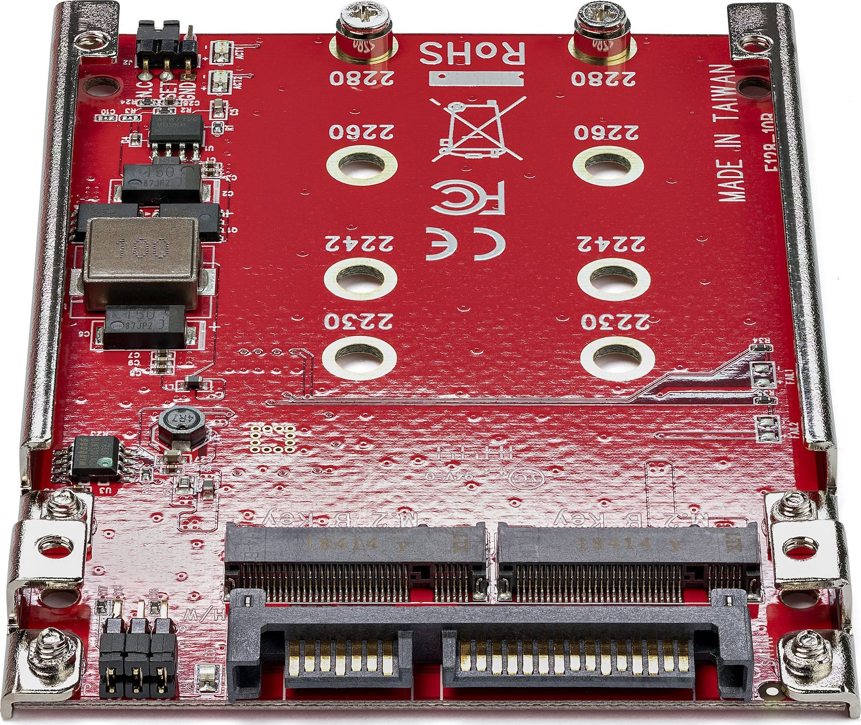 Adapter SSD StarTech.com Dual-Slot M.2 në SATA, 2.5", RAID