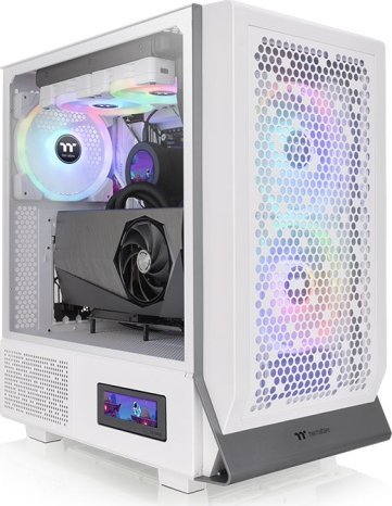 Kasë Thermaltake Ceres 300 TG ARGB Snow White, Midi Tower