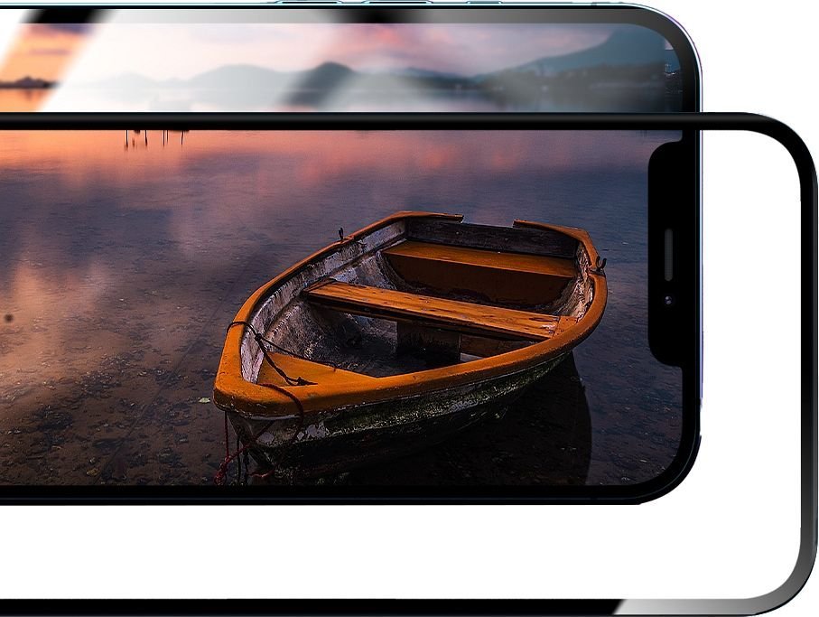 Mbrojtës ekrani Forcell Flexible 5D Hybrid Glass, për iPhone 15 Pro Max, 0.3mm, i zi