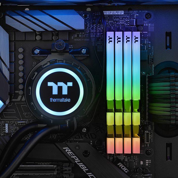 Memorie Thermaltake Toughram RGB, DDR4, 16 GB, 4600 MHz, CL19, R009D408GX2-4600C19A