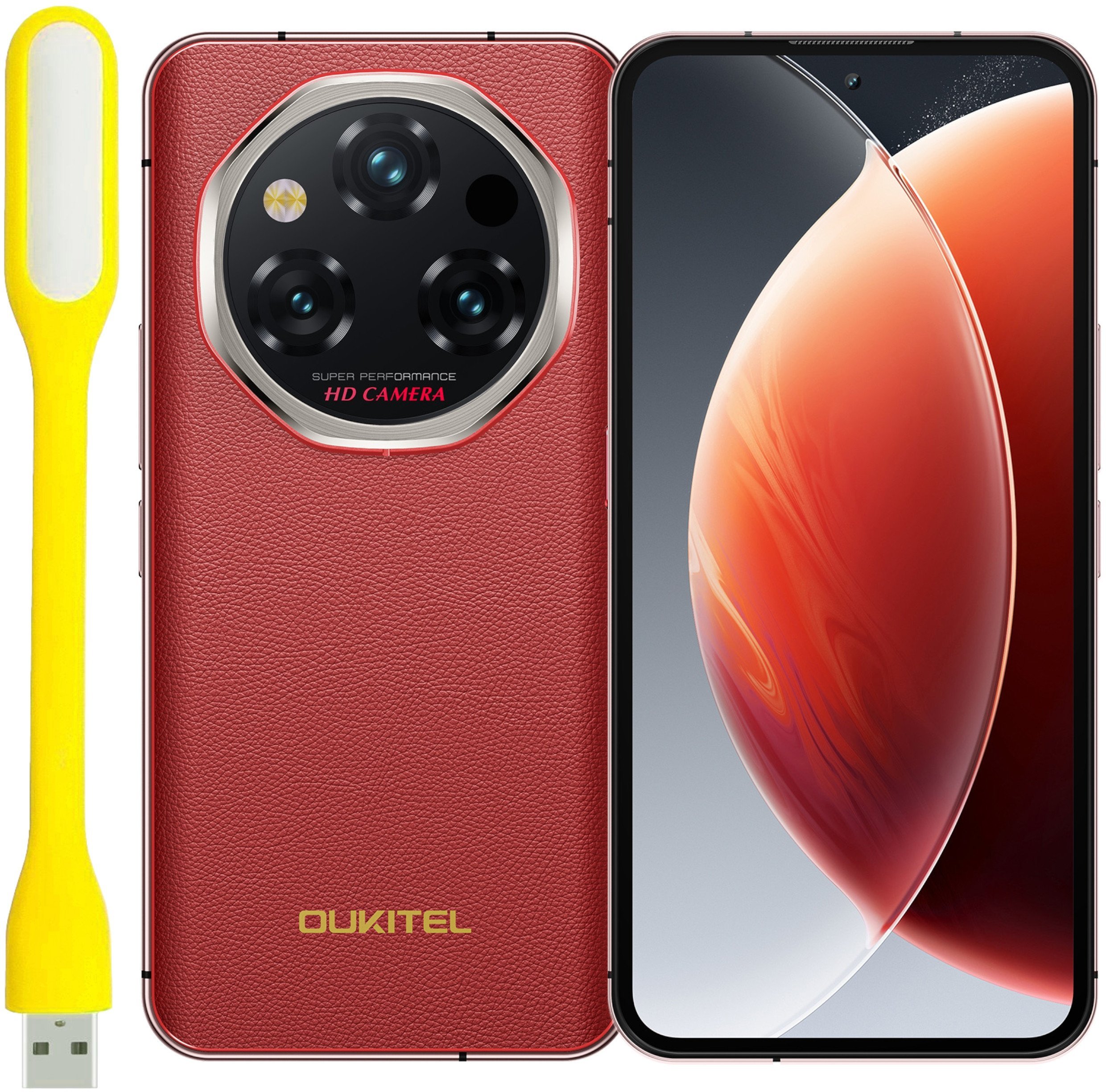 Telefoni Oukitel WP210, 12GB RAM, 512GB, 5G, i kuq