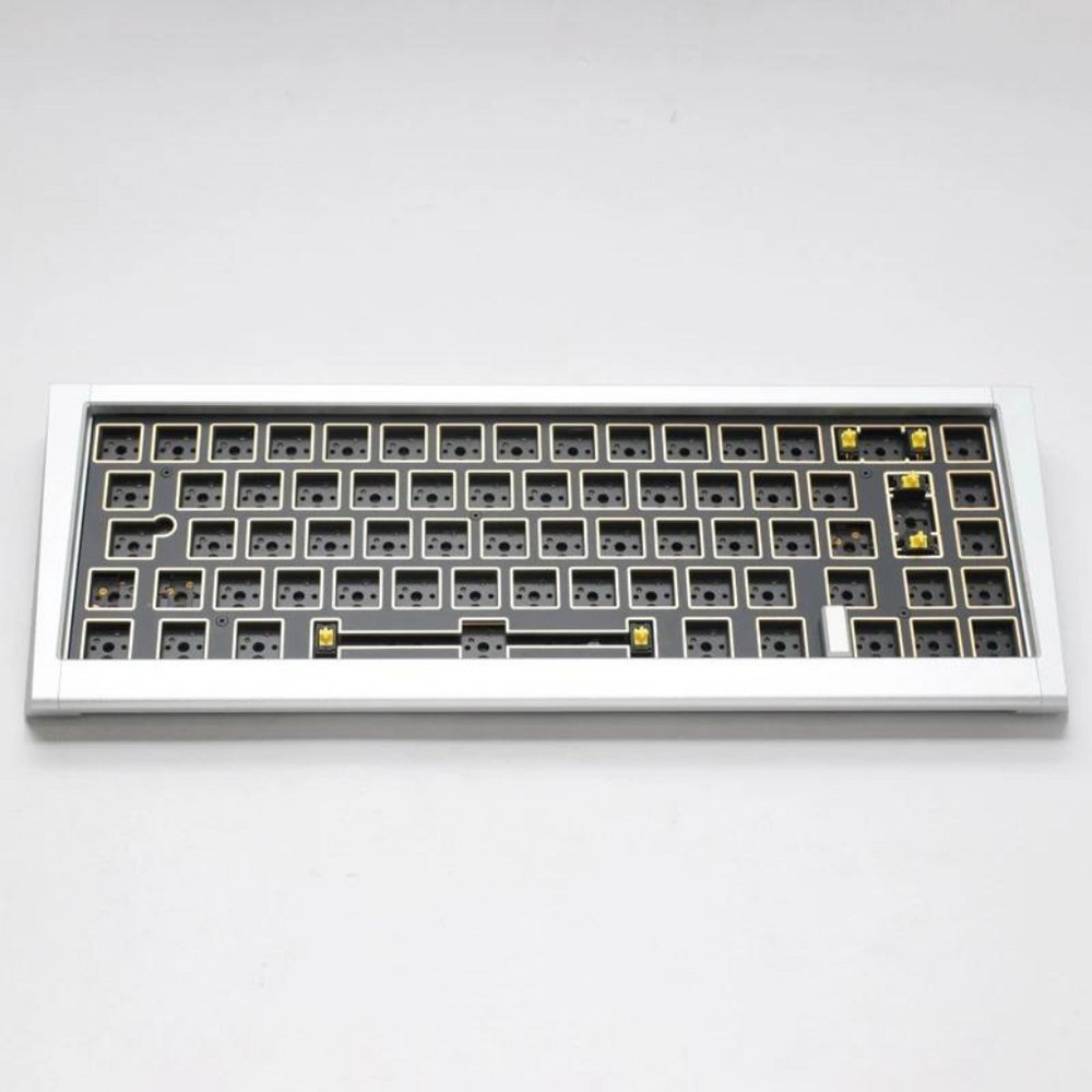 Tastierë mekanike barebone Ducky ProjectD Outlaw 65, 65%, ANSI, argjend