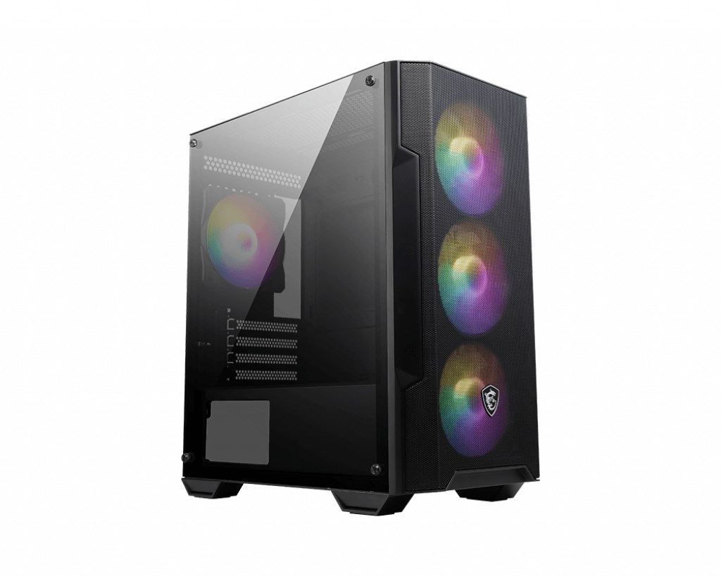 Kasë MSI MAG Forge M100A Micro Tower, transparente, e zezë