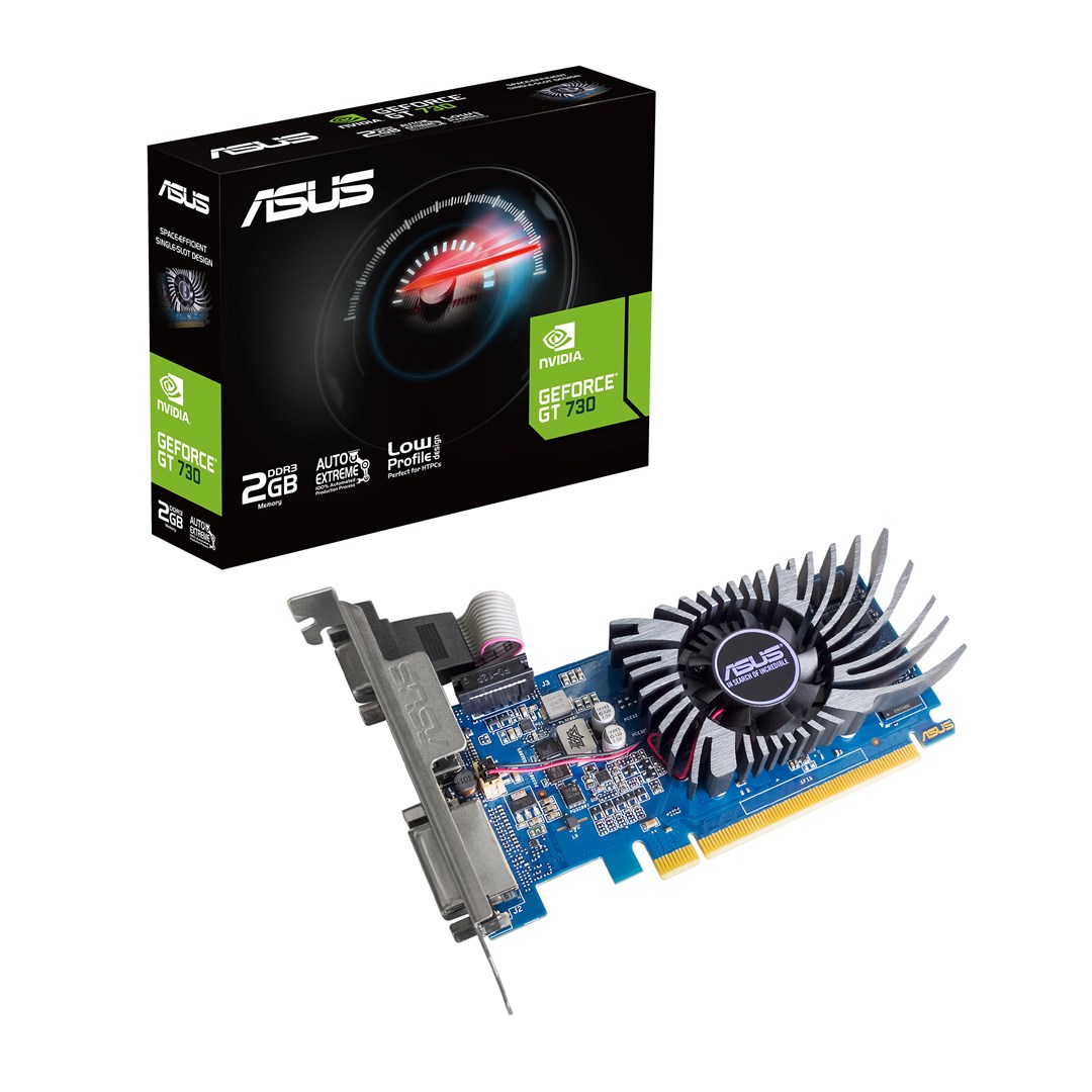 Kartë grafike ASUS NVIDIA GeForce GT 730, 2 GB GDDR3, GT730-2GD3-BRK-EVO