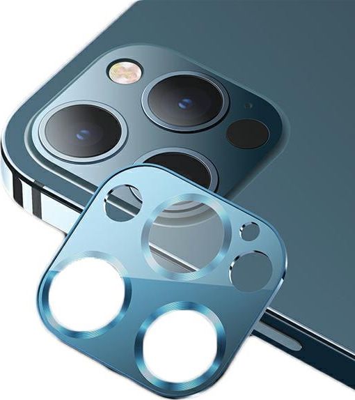 Xham mbrojtës për kamerë Usams për iPhone 12 Pro Max, i kaltër