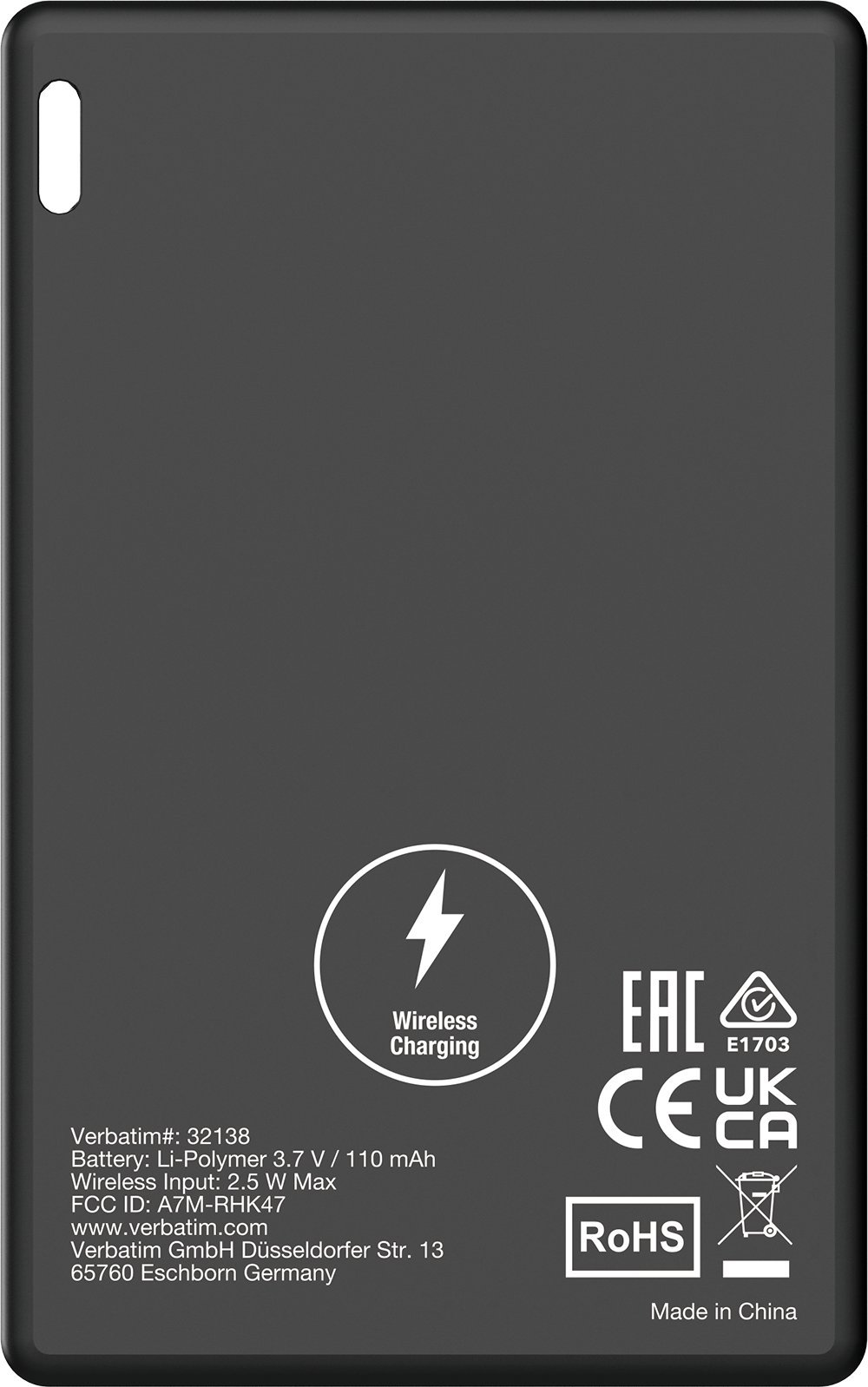 Gjetës Bluetooth My Finder Card MYFCR-01B, për Apple Find My, paketim 1 copë, i zi