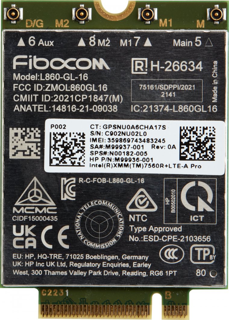 Kartë rrjeti HP INC, 4G, LTE-AP, WWAN