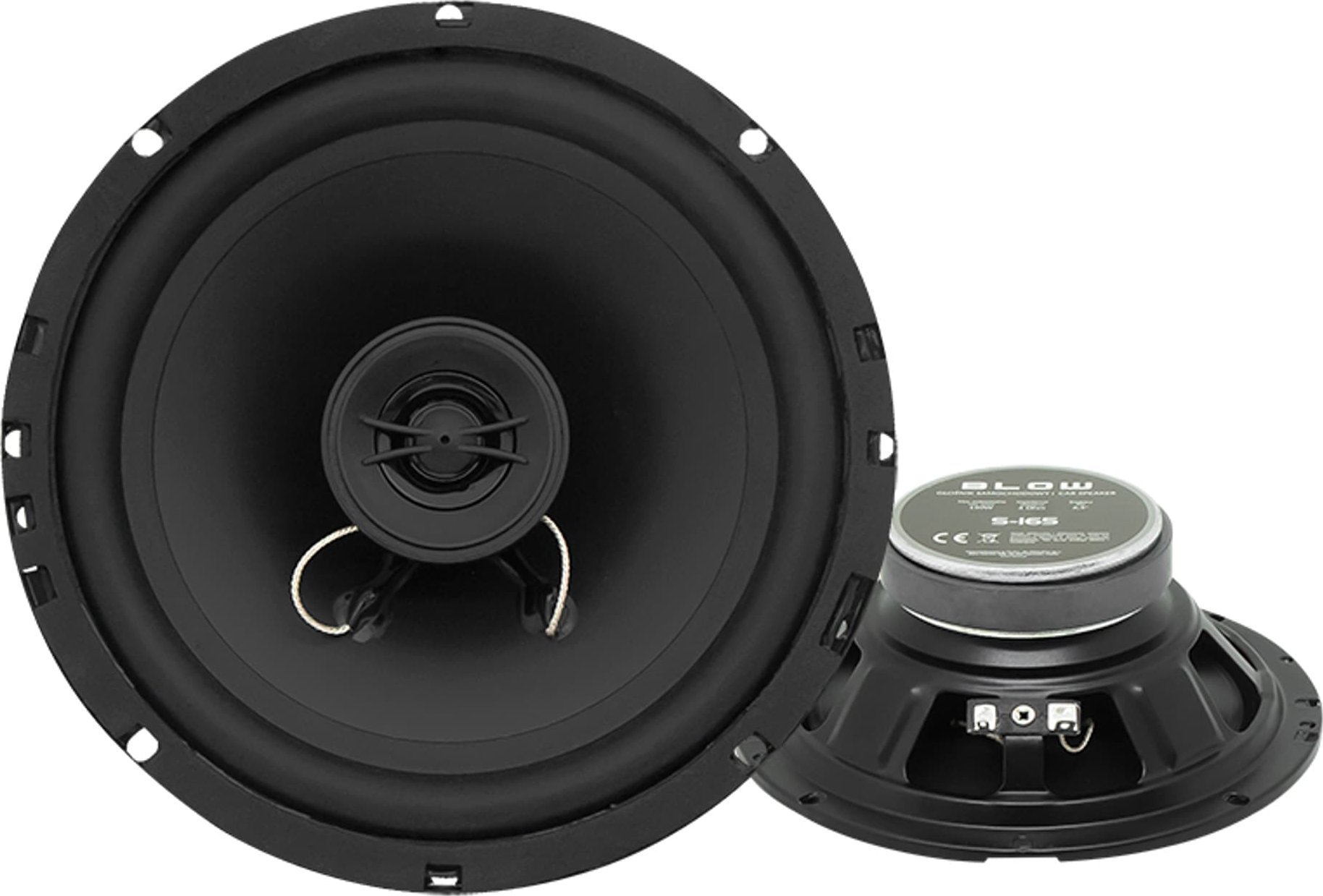 Altoparlantë koaksialë BLOW 30-603, 2 copë, për makinë, të zinj