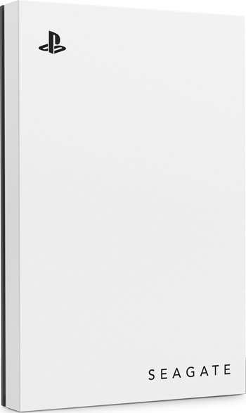 Надворешен хард диск за PS4 + PS5 Seagate Game Drive 2TB USB 3.0 Micro-B, бел