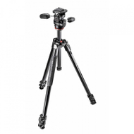 Manfrotto 290 Xtra Aluminium 3-Section Tripod with Head