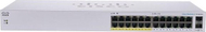 Switch rrjeti Cisco CBS110, 24x Gigabit, 12x PoE 100W, gri