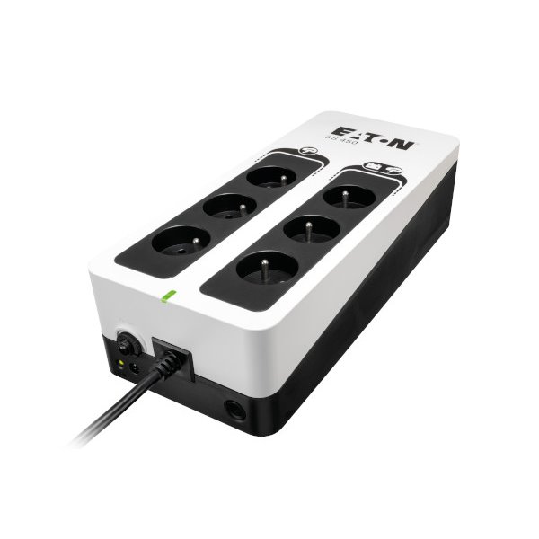 UPS Eaton 3S450F, 450VA 270W, 5 dalje, i zi e bardhë