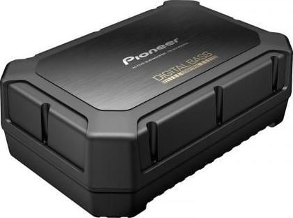 Subwoofer aktiv për makinë Pioneer TS-WX400DA, kompakt, bas i fuqishëm, i zi