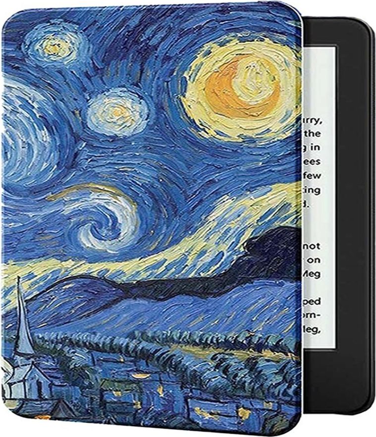 Këllëf për lexues elektronik Tech-Protect Graphic, për Kindle Oasis, Starry Sky, shumëngjyrësh