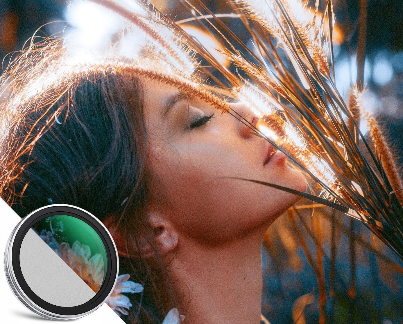 Филтер K&amp;F Black Diffusion 1/4 за Fujifilm X100 X100S X100VI X100F, 52mm, црн