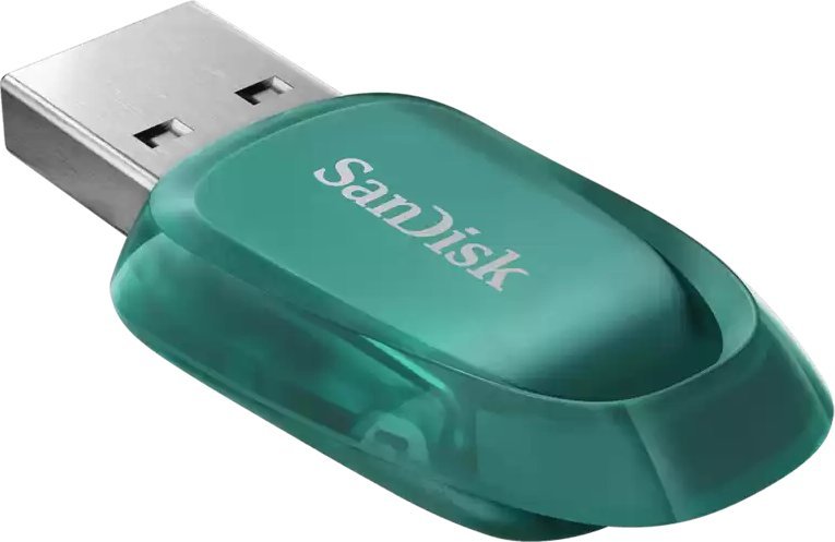 USB SanDisk Ultra Eco, 64GB, USB 3.2, e gjelbër